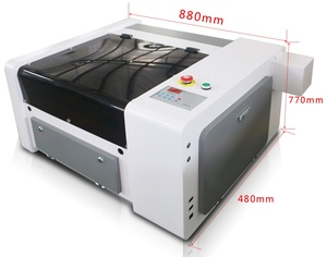 เครื่องแกะสลักเลเซอร์ CO2 FDC-440 50W 60W ระดับมืออาชีพพร้อมมอเตอร์สเต็ปเปอร์ความแม่นยำสูง - Product Image 2