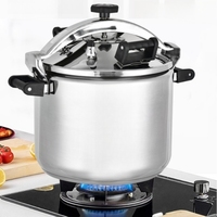 Cuisinière à pression de grande capacité 30L 40L, robuste, pour la restauration, cuisine professionnelle, anti-explosion, en acier inoxydable 304