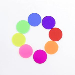 Jetons de poker multicolores 15 mm, jetons de récompense vierges en plastique, jetons de jeu de Mahjong, jetons de poker Texas Hold'em - Product Image 4