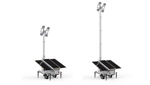 Mobile <b>Solar</b> Lighting Tower | Portable <b>Solar</b> LED <b>Light</b> Tower with Trailer & Battery Storage - Product Image 4