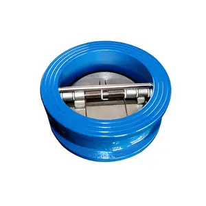 DIN 3202 PN10 PN16 Epoxy Coated Ductile Iron Dual Plate Wafer Check Valve