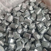 Granulés d'aluminium de haute pureté 99,99 % à faible taux d'oxydation et à flux libre pour la déoxidation de l'acier, usage en fonderie, qualité déoxidante