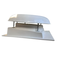 Elektrischer Korrosionsbeständiger FRP-Dach-Axialventilator mit Kugellager, Säure-Alkali-Resistent, OEM/ODM Abluftanlage, 16-Blatt-Durchmesser
