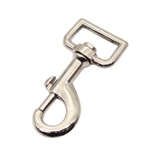 Khóa dây xích chó đầu vuông bằng thép không gỉ, móc xoay chắc chắn, khóa kim loại bền, đúc chính xác - Product Image 1