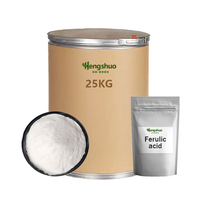 Poudre d'acide férulique 98% de haute qualité Ferula Asafoetida extrait de racine dans Ferula Assafoetida L
