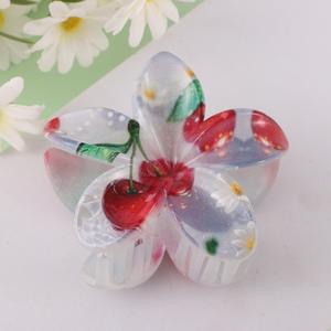 กิ๊บติดผมรูปดอกไม้หลากสี กิ๊บหนีบผมพลาสติกสำหรับผู้หญิง เครื่องประดับผม กิ๊บหนีบผมทรงฉลาม - Product Image 5