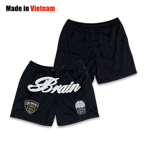 Shorts de basket-ball imprimés avec logo personnalisé, en maille respirante, séchage rapide, décontractés, pour le sport - Product Image 1