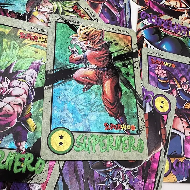 Carte collezionabili olografiche personalizzate carte magiche di alta qualità gioco carte Anime