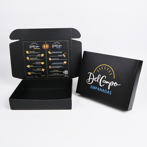 Tùy chỉnh vui in Kraft đóng mở hộp giấy gấp phẳng gấp Thẻ quà tặng Bao bì thiết kế logo hộp - Product Image 4