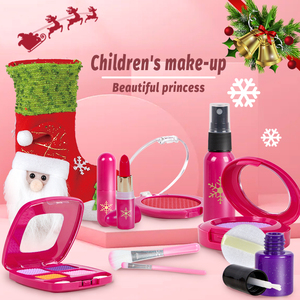 Hw thème <span class=keywords><strong>de</strong></span> <span class=keywords><strong>noël</strong></span> filles semblant jouets matériel sûr princesse beauté cosmétiques <span class=keywords><strong>cadeau</strong></span> maquillage kit giocattolo maquillage kit jouet - Product Image 3