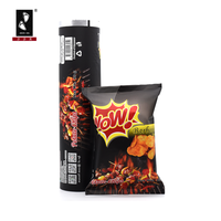 Rouleau de pelliculage souple personnalisé pour l'emballage de grignotines pour bonbons, biscuits, croustilles, sachets, film en rouleau d'aluminium imprimé