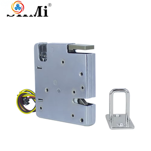 XG7580 12V DC กุญแจแม่เหล็กไฟฟ้าอัจฉริยะสำหรับตู้จำหน่ายสินค้าอัตโนมัติ พร้อมมือจับปลดฉุกเฉินด้านหน้า กำลังไฟ 24W แรงดัน 10 กิโลกรัม - Product Image 4