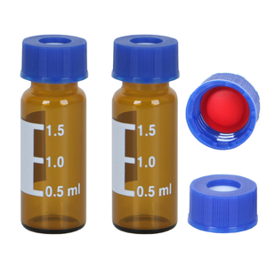 Lab 2ml Chromatography <b>Vials</b> Borosilicate <b>Glass</b> Autosampler HPLC <b>Vial</b> Amber 1.5ml 2ml Sample <b>Vial</b> - Product Image 6