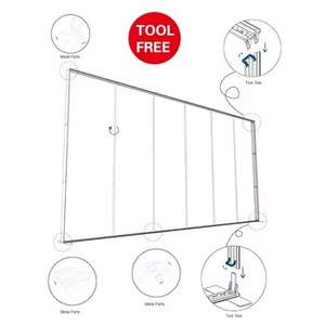 Caja de Luz Ligera Reutilizable de 120 para Ferias Comerciales, con Soporte de Pared, para Navidad, Año Nuevo y Día del Niño - Product Image 4
