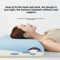 Bantal Planet Deep Sleep Pillow PRO 2, Bantal Busa Memori Perawatan Leher yang Dapat Disesuaikan, Slow-Rebound untuk Dewasa, Bentuk Persegi Panjang, Model 13PY25
