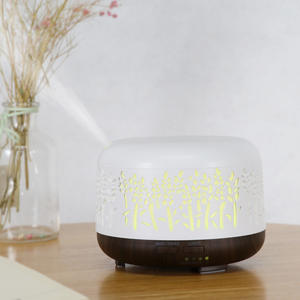 Difusor de aceite esencial con diseño de espiga de trigo, humidificador ultrasónico USB de 5V con luz LED y temporizador para uso doméstico - Product Image 1