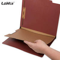 2 pulgadas Tyvek expansiones 17pt papel kraft 2 divisor rojo clasificación rápidamente y organizar fácilmente más voluminosos archivos de las carpetas