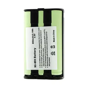 2 batteries de téléphone fonctionnent avec Panasonic CPH-496 CS-P104CL HHR-P104A/1B P-P104 PP104A KX-FPG378 système téléphonique sans fil