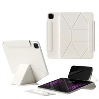 Étui magnétique pour iPad avec support pour stylet détachable, support multi-angles, protection antichoc pour iPad Pro Air Mini