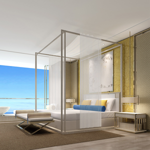 Fournisseur de meubles de chambre d'hôtel de luxe en bois personnalisé 3 5 étoiles pour projet d'hôtel clé en main - Product Image 4