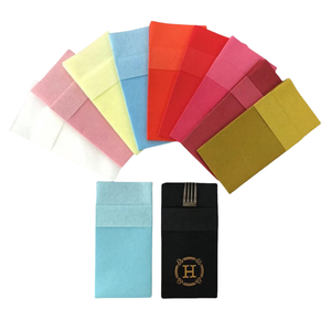 Servilletas de papel Airlaid Fabricante de sensación de lino Color de lujo personalizado con impresión de logotipo para restaurante y hotel 20cm a 48cm - Product Image 2