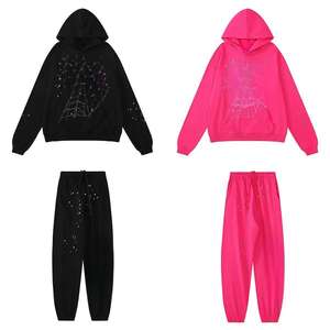 Sudadera con Capucha de Diseño Estilo Hip Hop de Marca, con Estampado Personalizado, Conjunto Deportivo de Lujo de 2 Piezas, Sudadera con Capucha de Manga Larga para Correr - Product Image 3