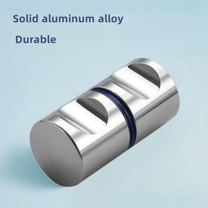 Poignée <span class=keywords><strong>de</strong></span> porte en verre noir en acier inoxydable à trou unique moderne pour salle <span class=keywords><strong>de</strong></span> <span class=keywords><strong>douche</strong></span> cuisine vitrine coulissante petites portes <span class=keywords><strong>de</strong></span> salle <span class=keywords><strong>de</strong></span> bain - Product Image 5