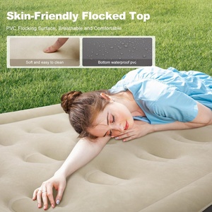 Inflatable Air <b>Mattress</b> Camping <b>Airbed</b> with Electric Pump 19'' Waterproof PVC Fabric Portable for Camping Home Sleeping Outdoor - Product Image 5