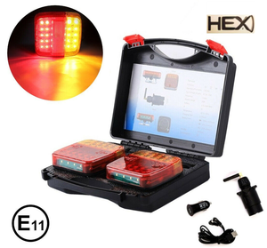 Rimorchio magnetico senza fili E - Mark 12v 24v rimorchio magnetico luce di traino <span class=keywords><strong>kit</strong></span> di luce di coda a <span class=keywords><strong>Led</strong></span> per rimorchio di camion - Product Image 1