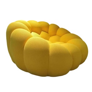 Canapé <span class=keywords><strong>d</strong></span>'appoint créatif pour salon, design transfrontalier, en mousse compressée, avec revêtement en tissu PU simple, non gonflable, à bulles de football - Product Image 5
