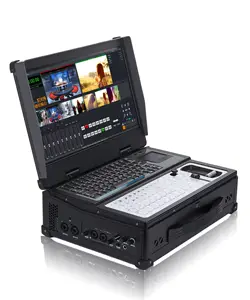 Broadcast New Radio And Tv Station Equipments Mobile Complete Tv Production Studio Camera Control Table Broadcast News Console