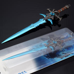 Réplica de Espada de Metal de 28 cm de Frostmourne de <span class=keywords><strong>Warcraft</strong></span>, Modelo de Arma del Rey Lich, Objeto Coleccionable, 222 g - Product Image 5
