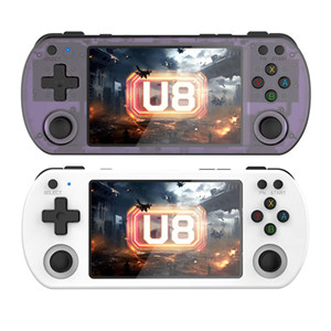 Console de jeu vidéo portable Open Source U8 Retro avec écran IPS de 4,0 pouces, lecteur vidéo de poche, 64 Go de <span class=keywords><strong>jeux</strong></span>, système Linux - Product Image 1