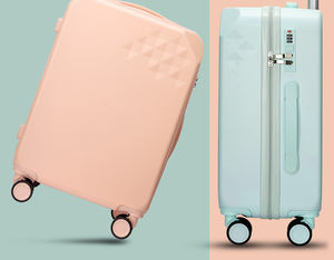 Maleta de Viaje con Ruedas Giratorias de ABS de 20''/24'', Económica, Moderna <span class=keywords><strong>y</strong></span> Pequeña, con Cierre de Cremallera, Asa Suave <span class=keywords><strong>y</strong></span> Duradera - Product Image 4