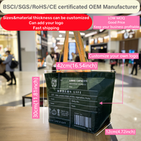 Sacs de shopping de luxe d'usine OEM, logo personnalisé, sacs de shopping en PP laminé écologiques, sacs de shopping tissés avec logos pour femmes