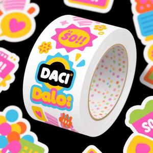 Aangepaste Waterdichte Gestanste Laser Glitter Hologram Vinyl Logo Stickers Gemaakt Afdrukken Voor Verpakking Etiketten - Product Image 2