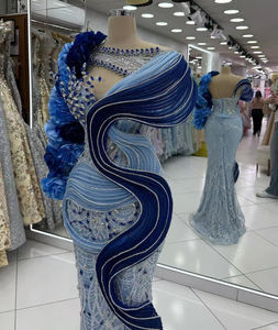 Zeemeermin Galajurken 2026 Bloemen Kristallen Lovertjes Avond Formeel Feest Tweede Verjaardag Verlovingsjurken - Product Image 3