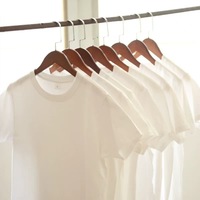 T-shirt en coton 100% à col rond pour homme, coupe classique, manches courtes, tricoté, uni, streetwear, vêtements décontractés