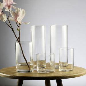 Centre de table pour événements de mariage, grand cylindre en verre de 100 cm de haut, porte-bougie, vase en verre cristal pour bougies hautes - Product Image 4