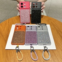 Funda Brillante con Diamantes para Poco F8 Ultra, POCO M8 Pro, F7, F6 Pro, M6, Poco C85, C75, C71, C65, con Cordón para el Dedo