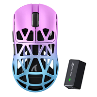 Souris de jeu sans fil ATTACK SHARK R2 en alliage de magnésium, super légère 45g, PAW3950, 42000 DPI, taux de polling 8000Hz, souris gamer tri-mode