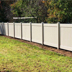 Haute qualité vente en gros 6ft intimité vinyle panneaux de clôture en plastique clôture de jardin 6x8 pieds blanc PVC clôture et poteau extérieur pour jardin - Product Image 5