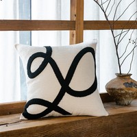 Housses de coussin carrées de style nordique, petite taille, parfumées, luxe léger, sensation haut de gamme, pour canapé et maison