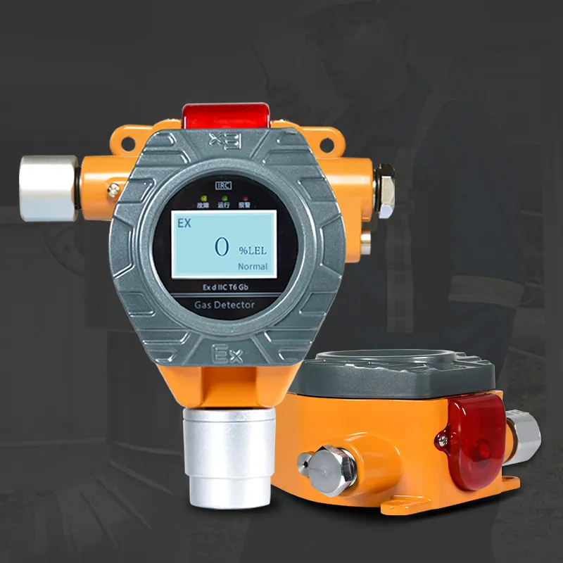 Fixed Gas Monitors Replacement Sensor Transmitter Hydrogen Cl2 So2 H2S Co2 Combustible Helium Fixed Gas Detector