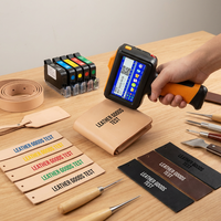 Impresora de inyección de tinta manual WAISU, marcador de impresora de inyección de tinta manual para fecha, código QR, logotipos de texto