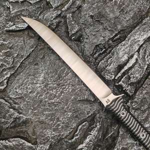 มีดต่อสู้ SwampMouse DIY รุ่นปรับแต่งได้ คุณภาพสูง ใบมีดเหล็กกล้าไร้สนิม ด้ามจับ G10 สำหรับใช้งานกลางแจ้ง พร้อมปลอกมีด - Product Image 5