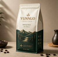 Bolsa de Café Personalizada, Mate, de 8oz, 12oz, 16oz, Bolsa de Café de 500g, Bolsas de Café Trilaminadas Premium con Válvula