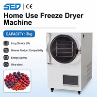 Lyophilisateur à vide de haute qualité en acier inoxydable de 3 kg pour fruits et légumes, pour table de laboratoire