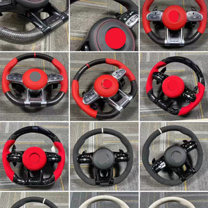 พวงมาลัยหนัง AMG สำหรับรถยนต์ C Class E Class S Class W205 W213 W156 W166 W167 W222 E63-ตกแต่งด้วยคาร์บอนไฟเบอร์ - Product Image 2
