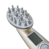 Peigne de massage électrique multifonctionnel pour le cuir chevelu, appareil de soin des cheveux à vibrations portatif pour la relaxation